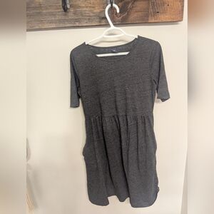 The Gap Heathered Grey Maternity Dress